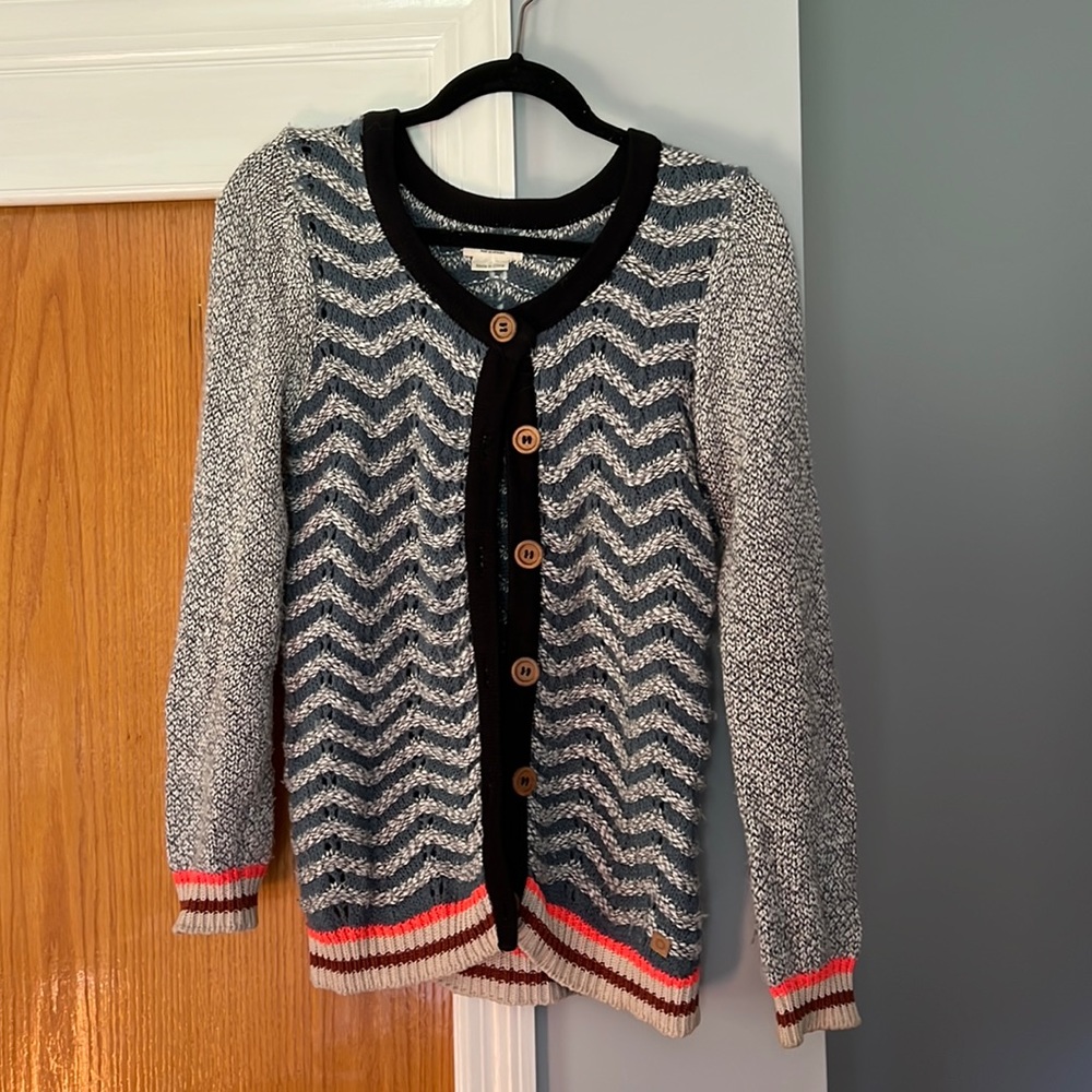 Anthropologie Colorful Cardigan